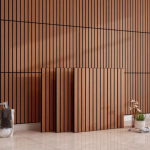 15pcs Mahogany Luxury Vintage European 3D Embossed Wall Panels