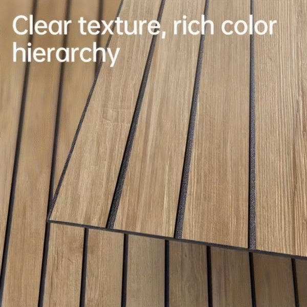10pcs 3D Wood Grain Peel & Stick Wall Panels