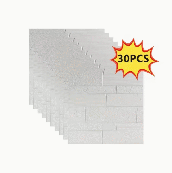 30pcs 3D Brick Peel and Stick Wall Panels