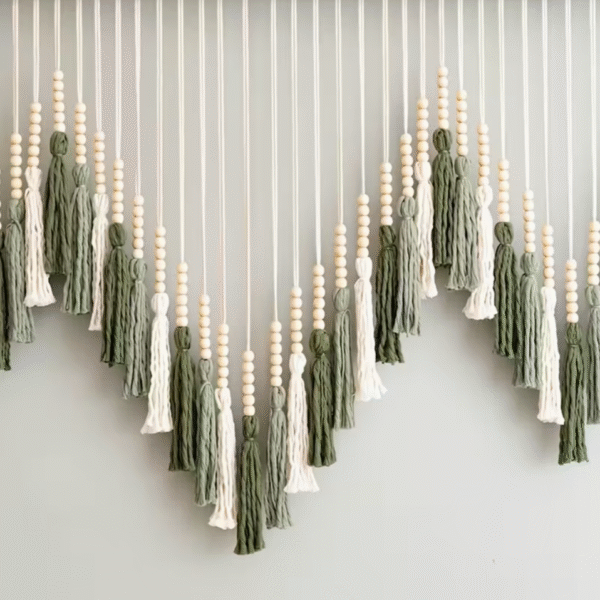 Bohemian Tassel Wall Hanging Deco