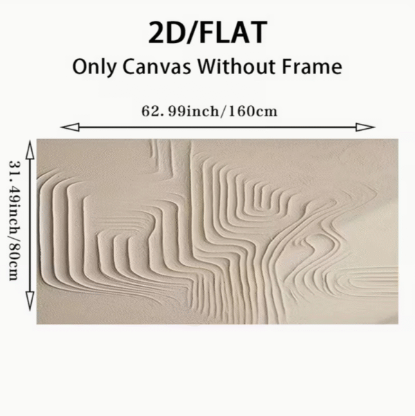 Modern Minimalist Beige Abstract Canvas Wall Art