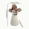 Angel and Puppy Resin Memorial Statue