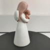 Angel and Puppy Resin Memorial Statue