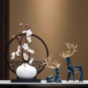 Elegant Resin Reindeer Figurines set
