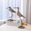 Hand Carved Wooden Seagull Decor set