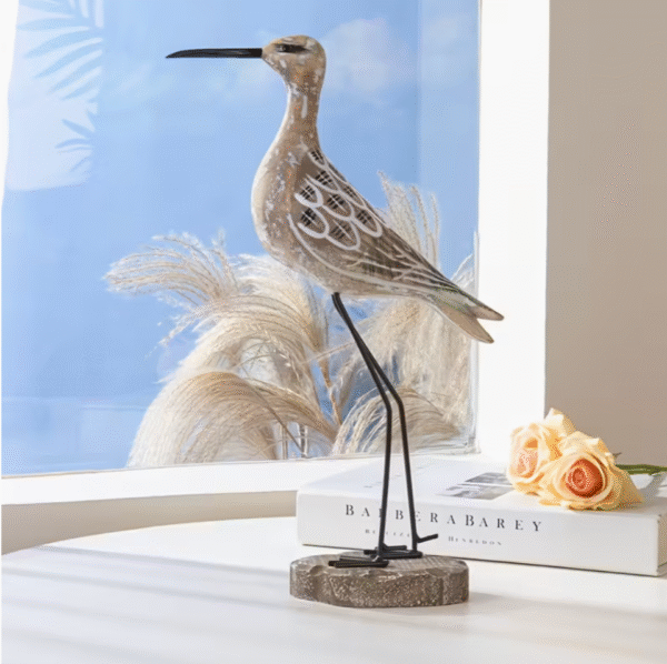 Hand Carved Wooden Seagull Decor set