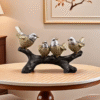 Nordic Bird Figurines on Branch