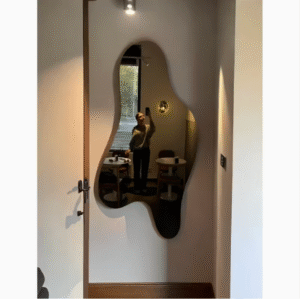 Frameless Acrylic Teardrop Mirror Wall Decor