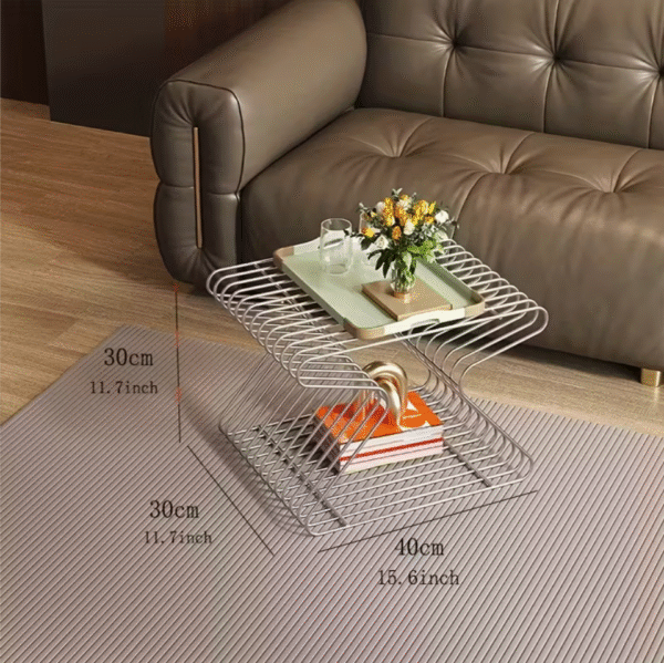 Nordic Modern Metal Corner Sofa Side Table