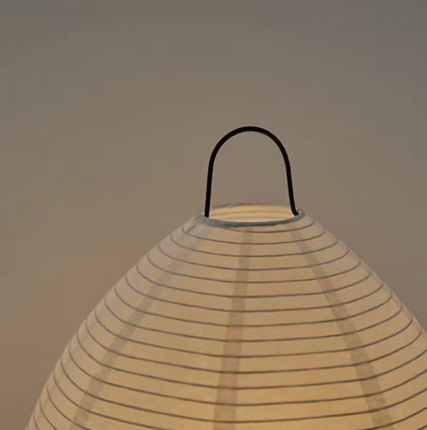 Vintage Paper Art Ambient Lamp