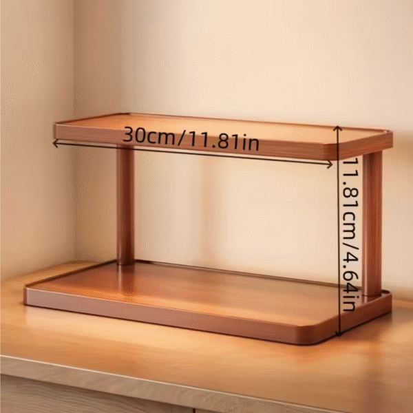 Mini Bamboo Desktop Organizer