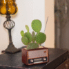 Vintage Radio Design Planter
