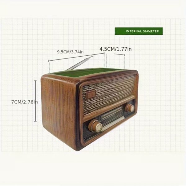Vintage Radio Design Planter