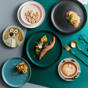 6 pcs Cute Dog Wooden Coasters