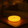 Modern Orange Donut Table Lamp
