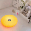 Modern Orange Donut Table Lamp