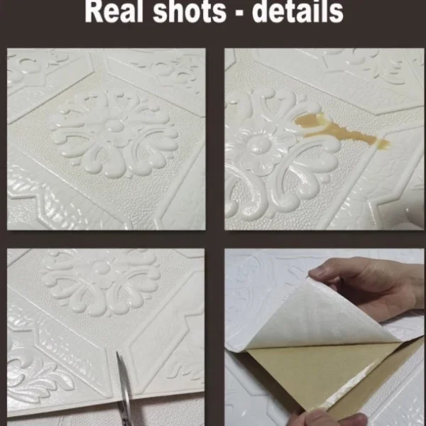 3D Self-Adhesive Waterproof Foam Wall Stickers